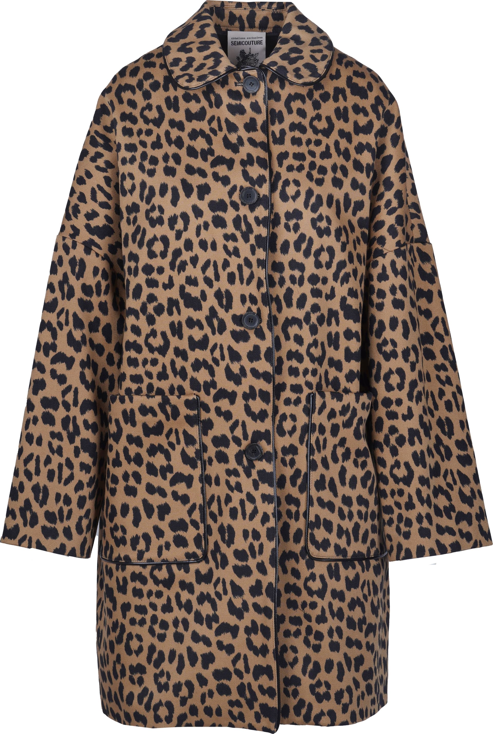 Semi-Couture Semi Couture - Cappotto - 480885 - Cammello/Nero - 7
