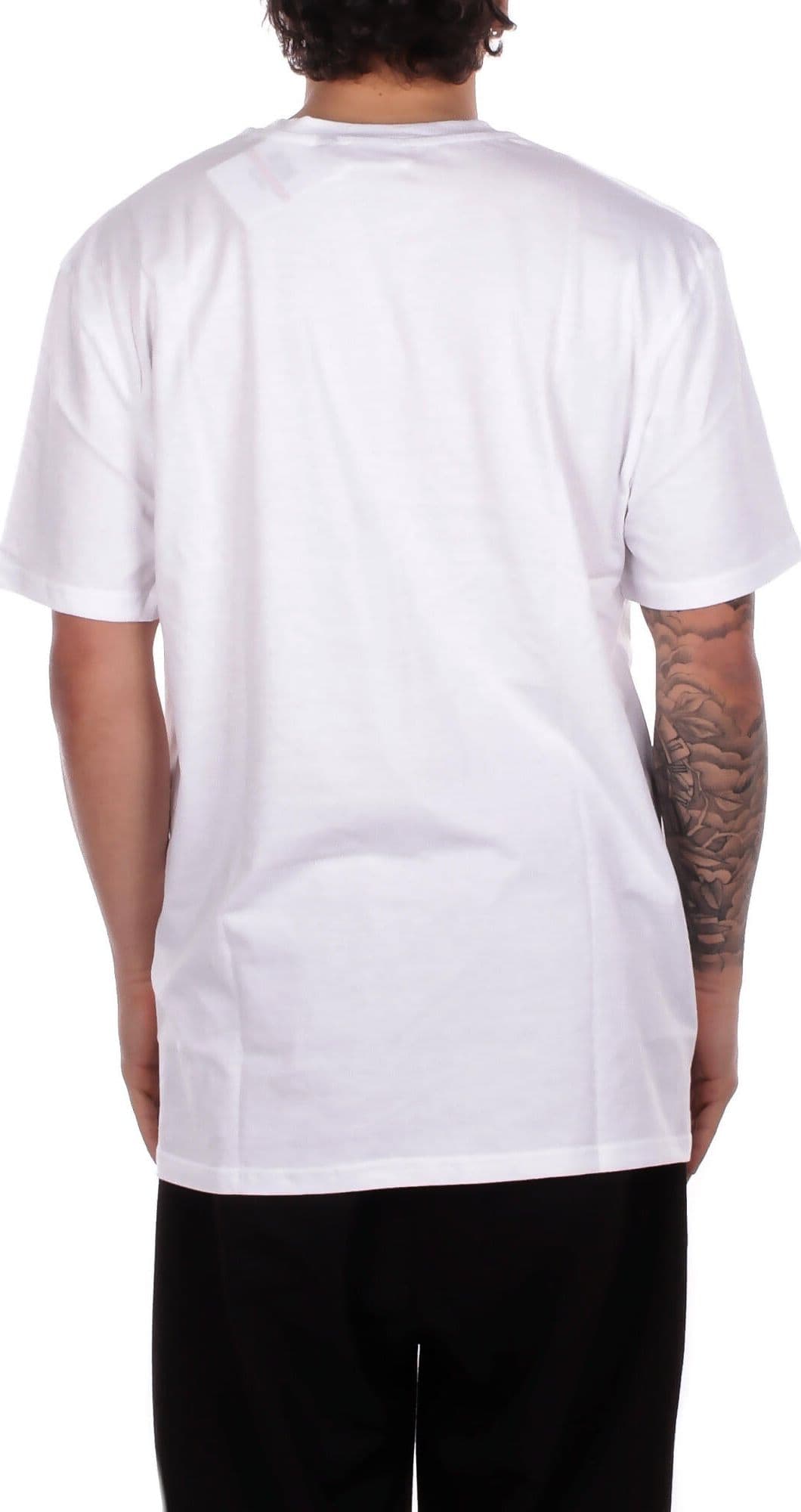 GCDS gcds uomo t-shirt c1meqc041j104 100g logo lounge ss t-shirt white green - 4