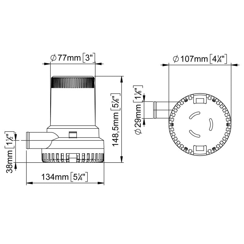 POMPA UP 1600 12V - 2