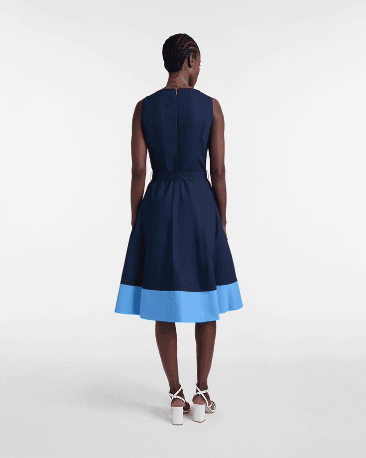 Harmont&amp;blaine abito donna blue navy - 3