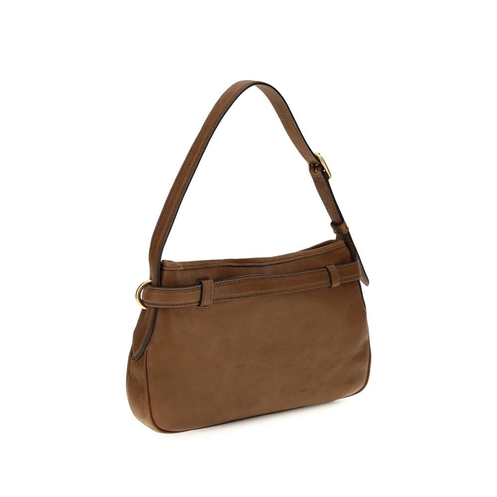 Miu Miu Brown Calf Leather Bos Taurus Shoulder Bag - 3