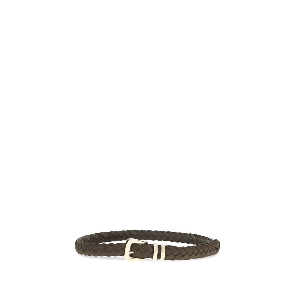 Brunello Cucinelli Brown Calf Leather Bos Taurus Regular Belt - 2