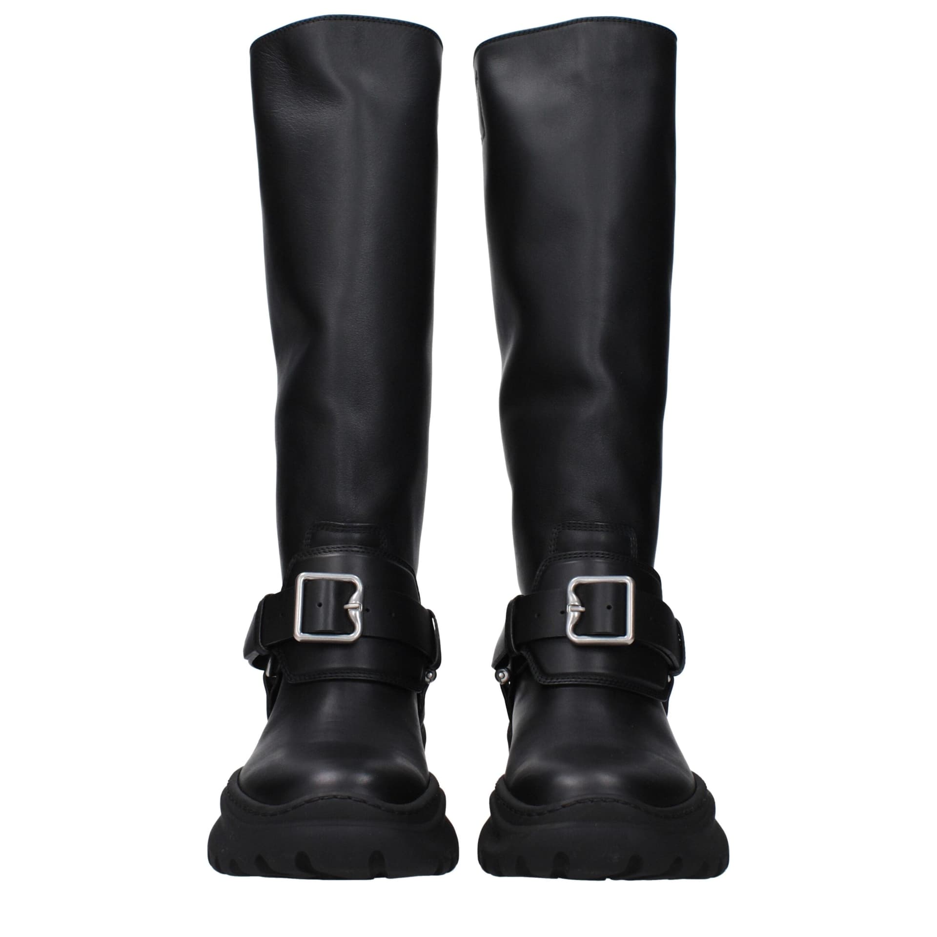Burberry Black Leather Boots - 3
