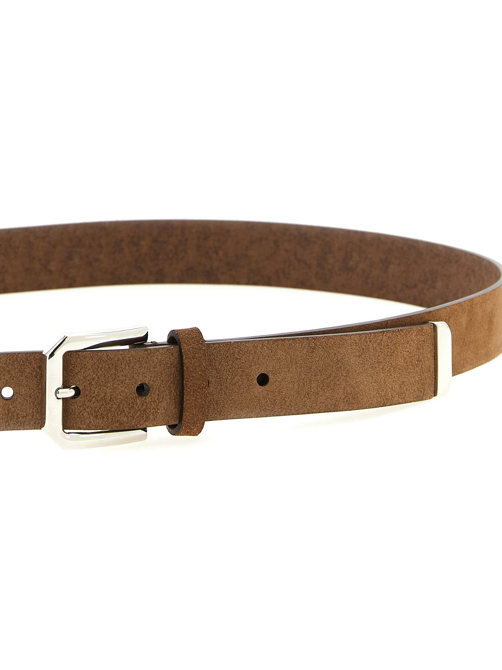 Brunello Cucinelli Brown Bull Skin Regular Belt - 3