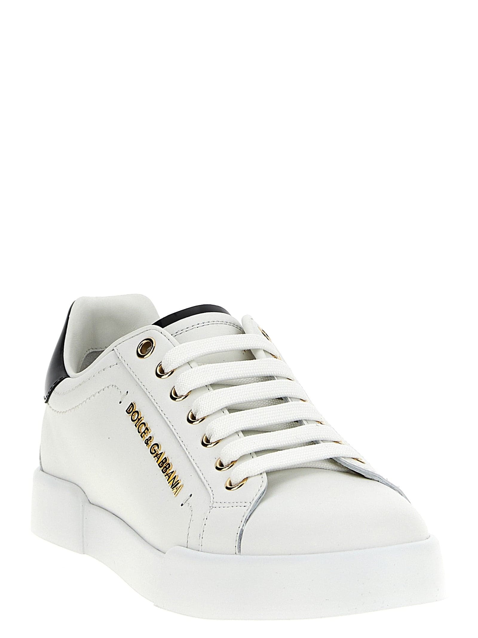 Dolce & Gabbana Bicolor Calfskin Low Top Sneakers - 2