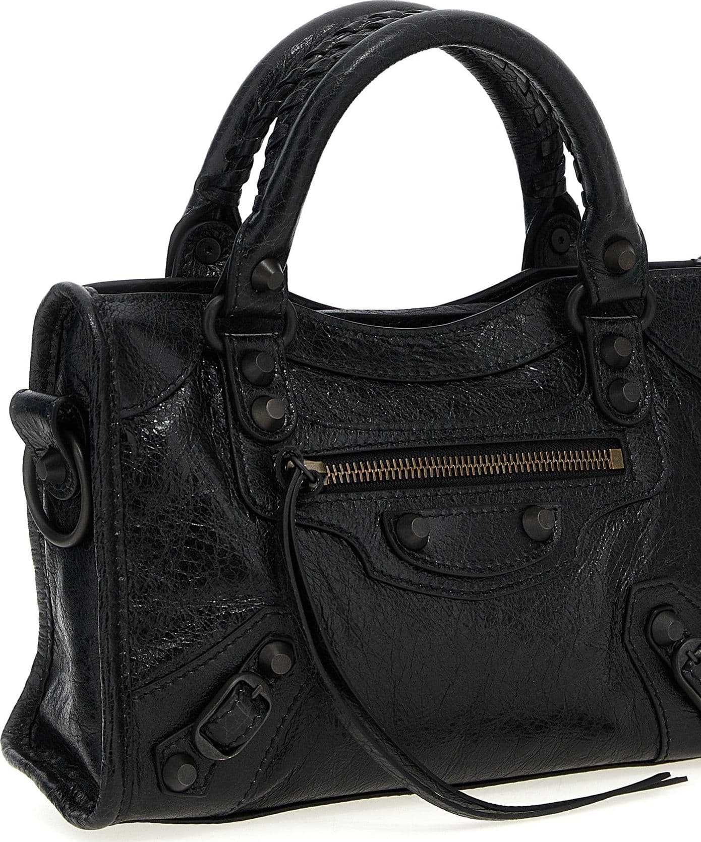 Balenciaga Black Lamb Leather Handbag - 3