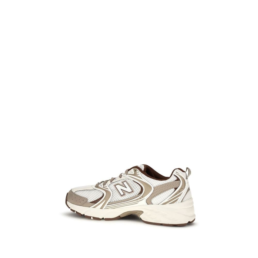 New Balance Silver Fabric Athletic Sneakers - 3