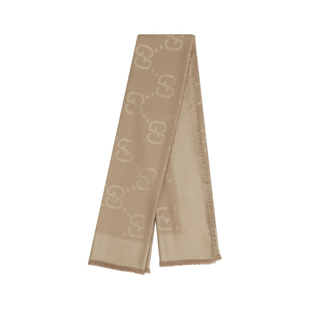 Gucci Brown Wool Oves Aries Scarf - 2