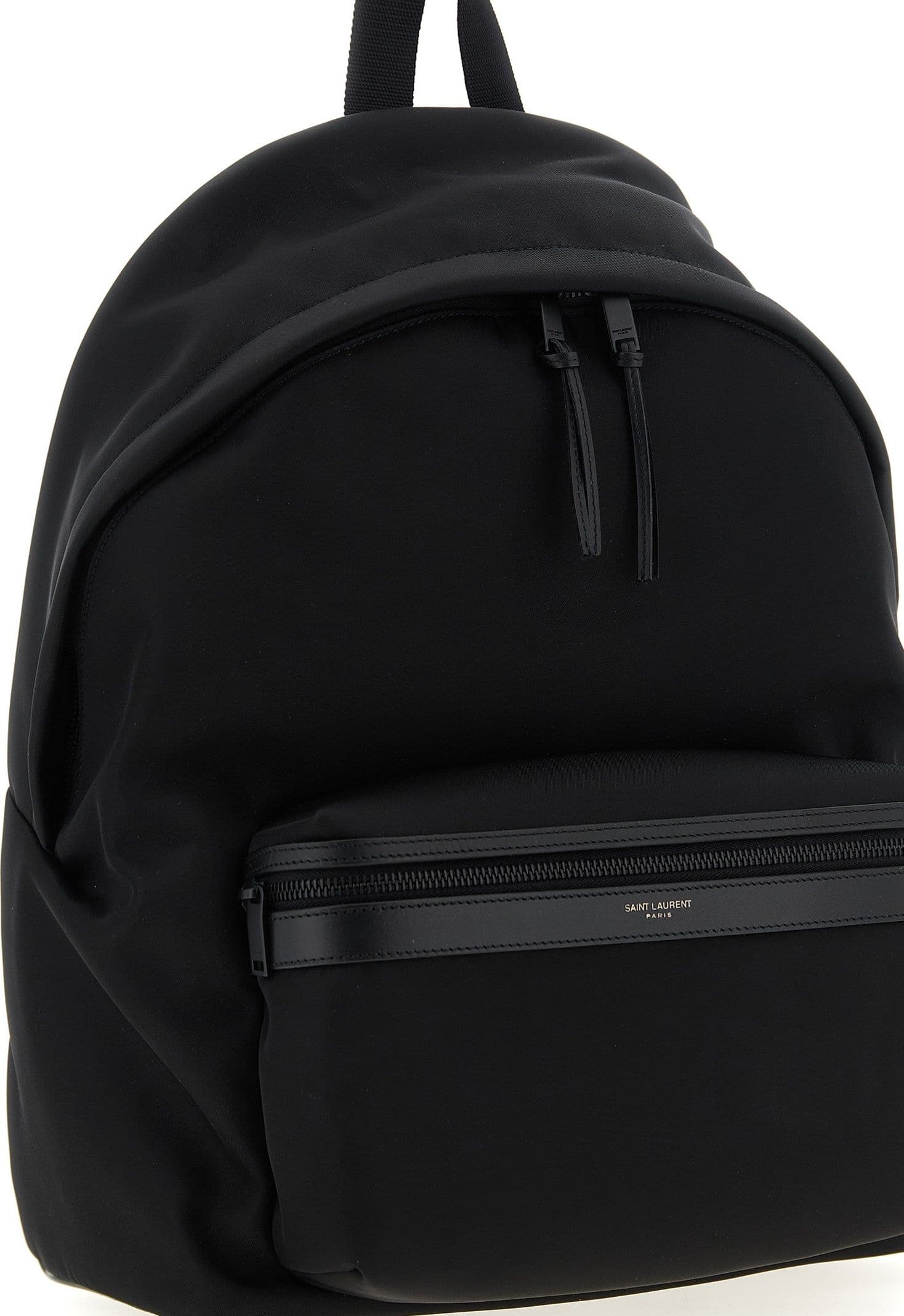 Saint Laurent Black Polyamide Backpack - 3