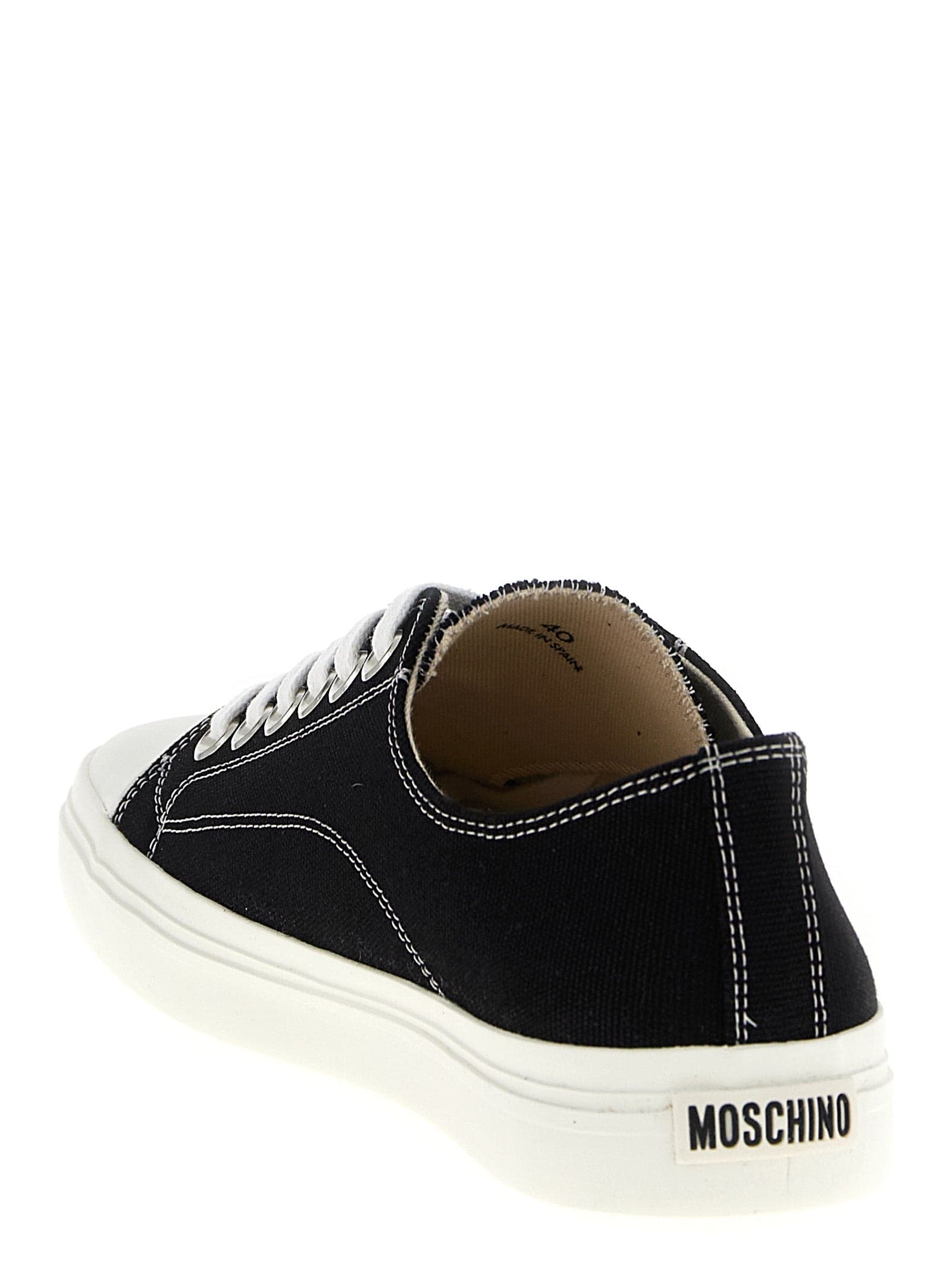 Moschino Bicolor Cotton Sneakers - 3