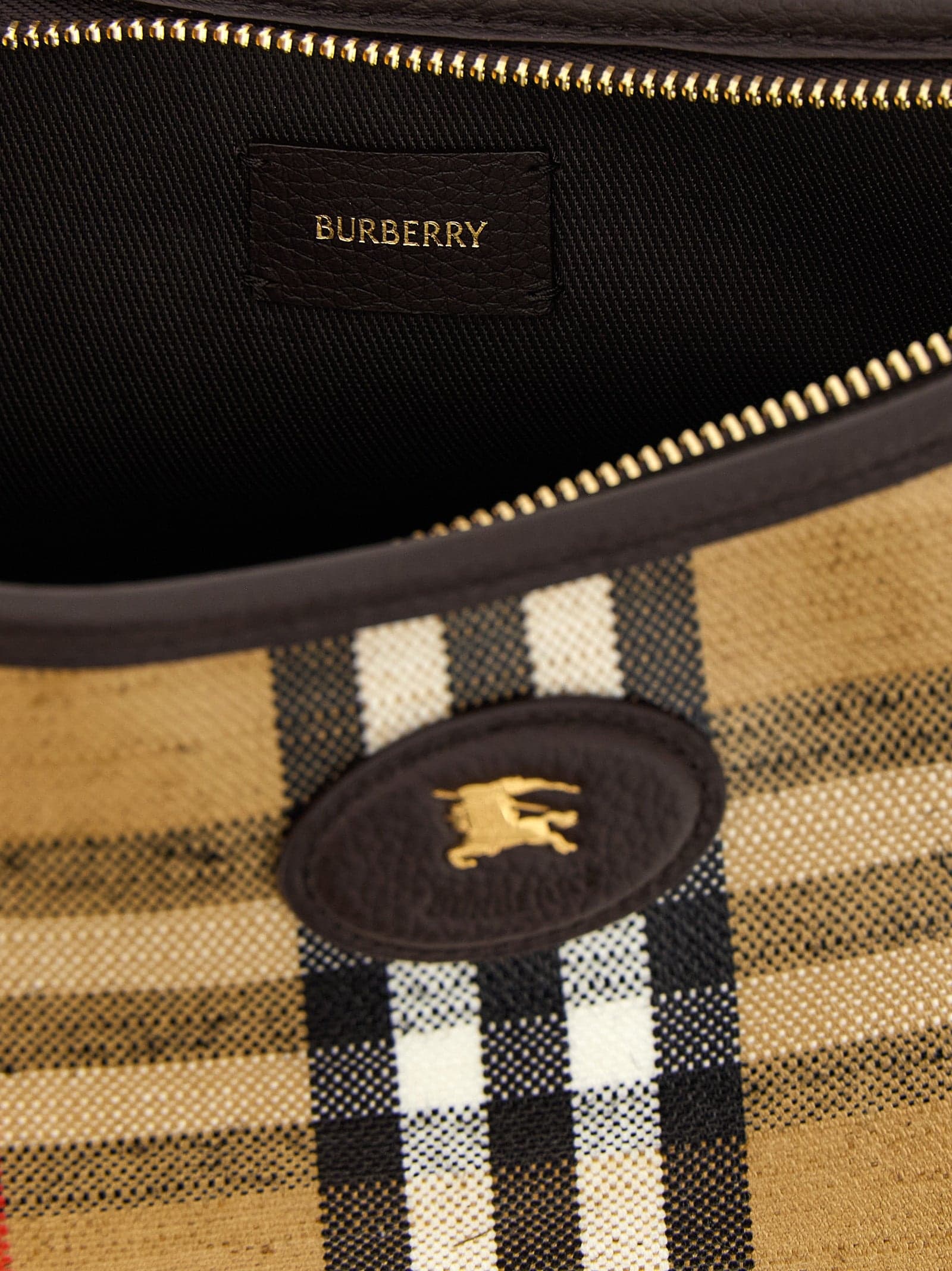 Burberry Multicolor Cotton Shoulder Bag - 4