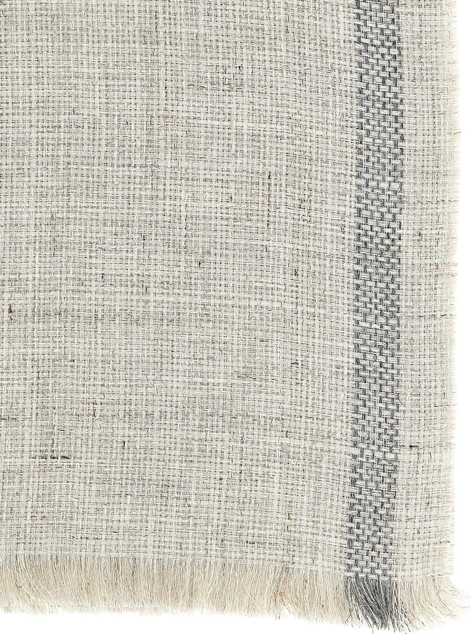 Brunello Cucinelli Gray Linen Scarf - 2