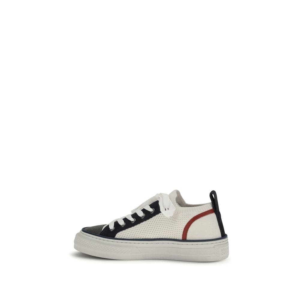 Brunello Cucinelli Multicolor Cotton Low Top Sneakers - 3