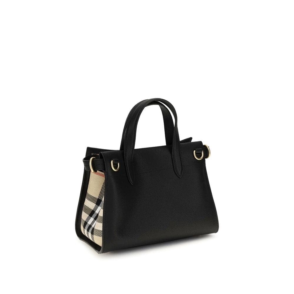 Burberry Black Cotton Handbag - 3