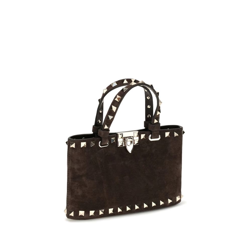 Valentino Garavani Brown Calf Leather Bos Taurus Handbag - 2