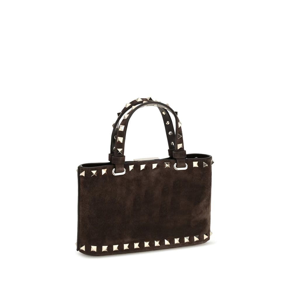 Valentino Garavani Brown Calf Leather Bos Taurus Handbag - 3