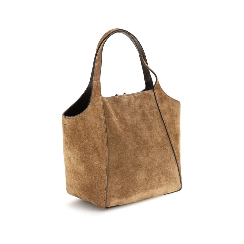 Brunello Cucinelli Beige Calf Leather Bos Taurus Backet Bag - 3