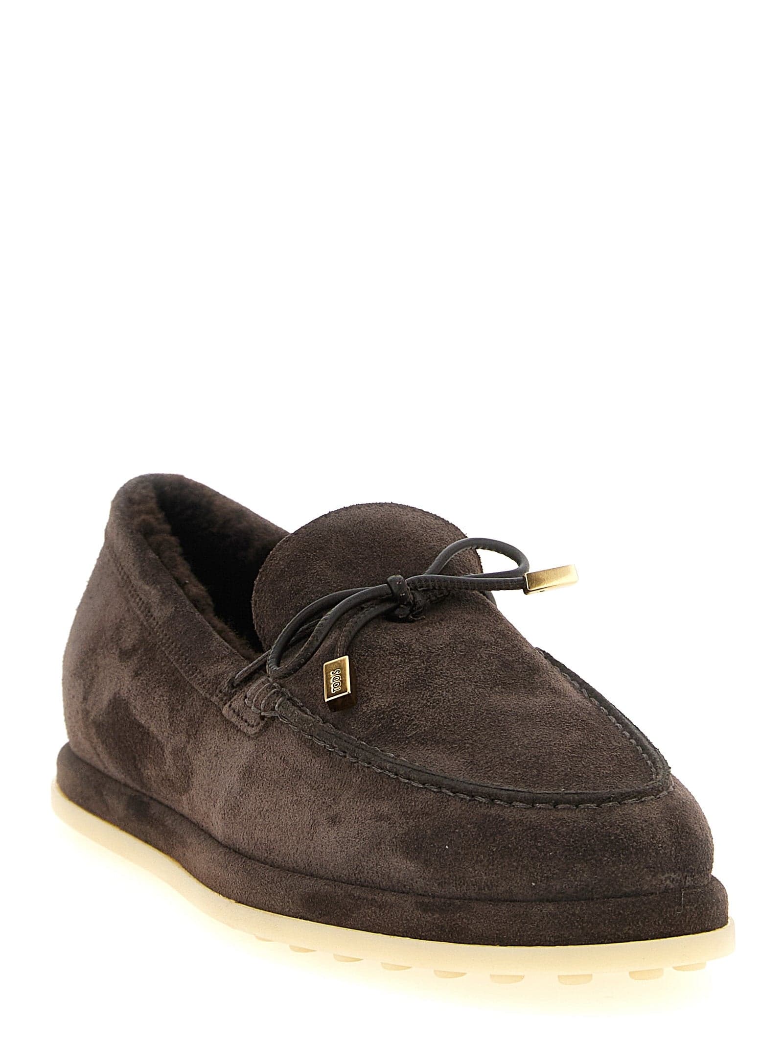Tod's Brown Calfskin Slip-On Loafers - 2