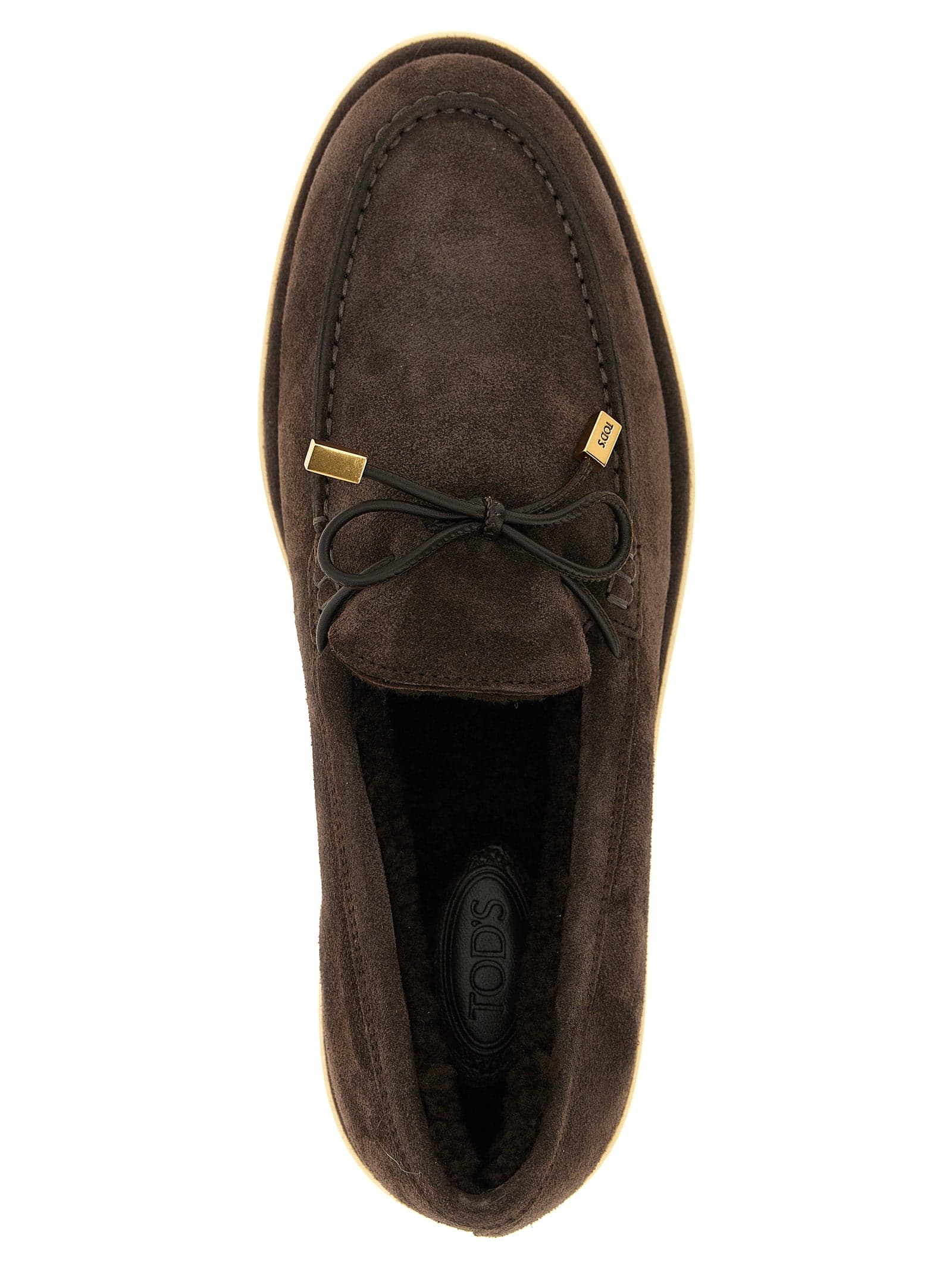 Tod's Brown Calfskin Slip-On Loafers - 4