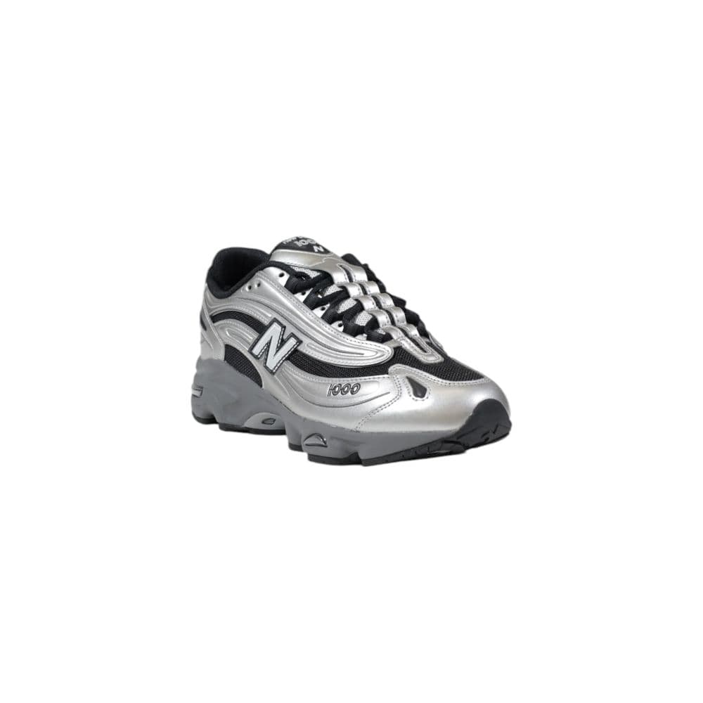 New Balance Silver Synthetic Athletic Sneakers - 2