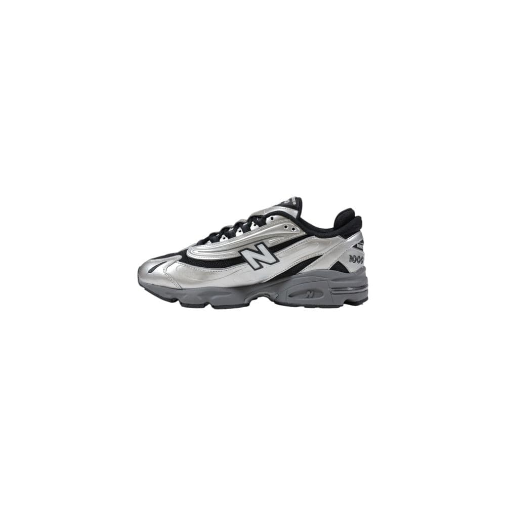 New Balance Silver Synthetic Athletic Sneakers - 3