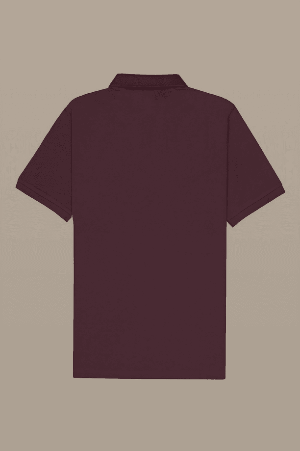 Refrigue polo con patch uomo marrone - 2