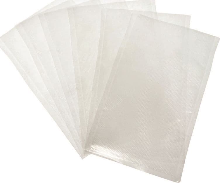 Buste per sottovuoto per alimenti goffrate : 20 X 25   mm - confezione 100 pezzi - 3