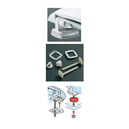 Cerniere di Ricambio per Coprivaso WC Atlantico 104840000 Carrara e Matta - 2