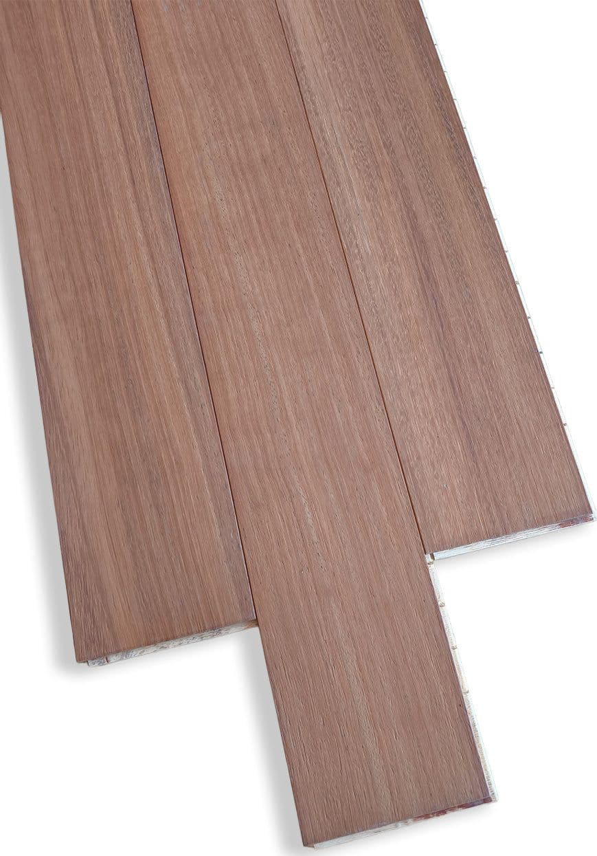 Parquet Prefinito Garbelotto Iroko Largo Spazzolato Verniciato Effetto Grezzo Bisellato 14x140x1500/1780 mm – Lotto 41 mq - 4