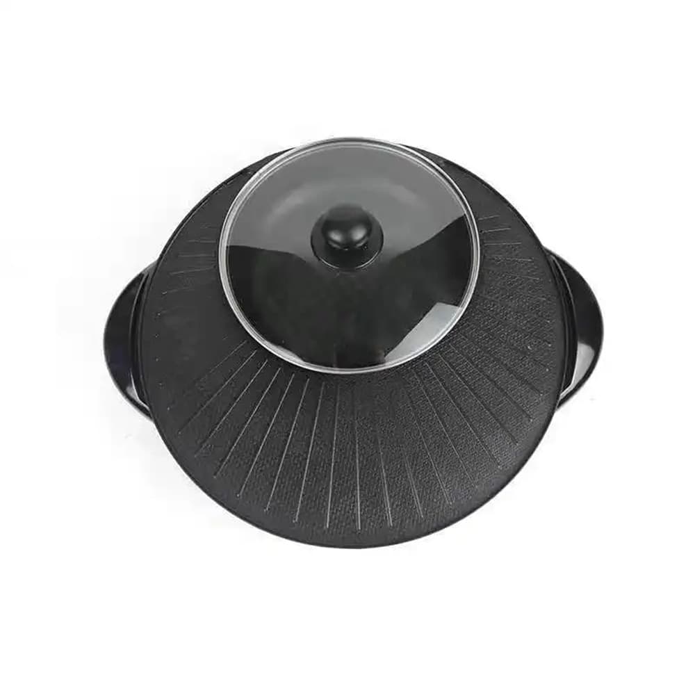 GRIGLIA ELETTRICA CON PENTOLA COPERCHIO MULTIFUNZIONE 2IN1 BARBECUE ZUPPE HOT POT OR-8192 - 4