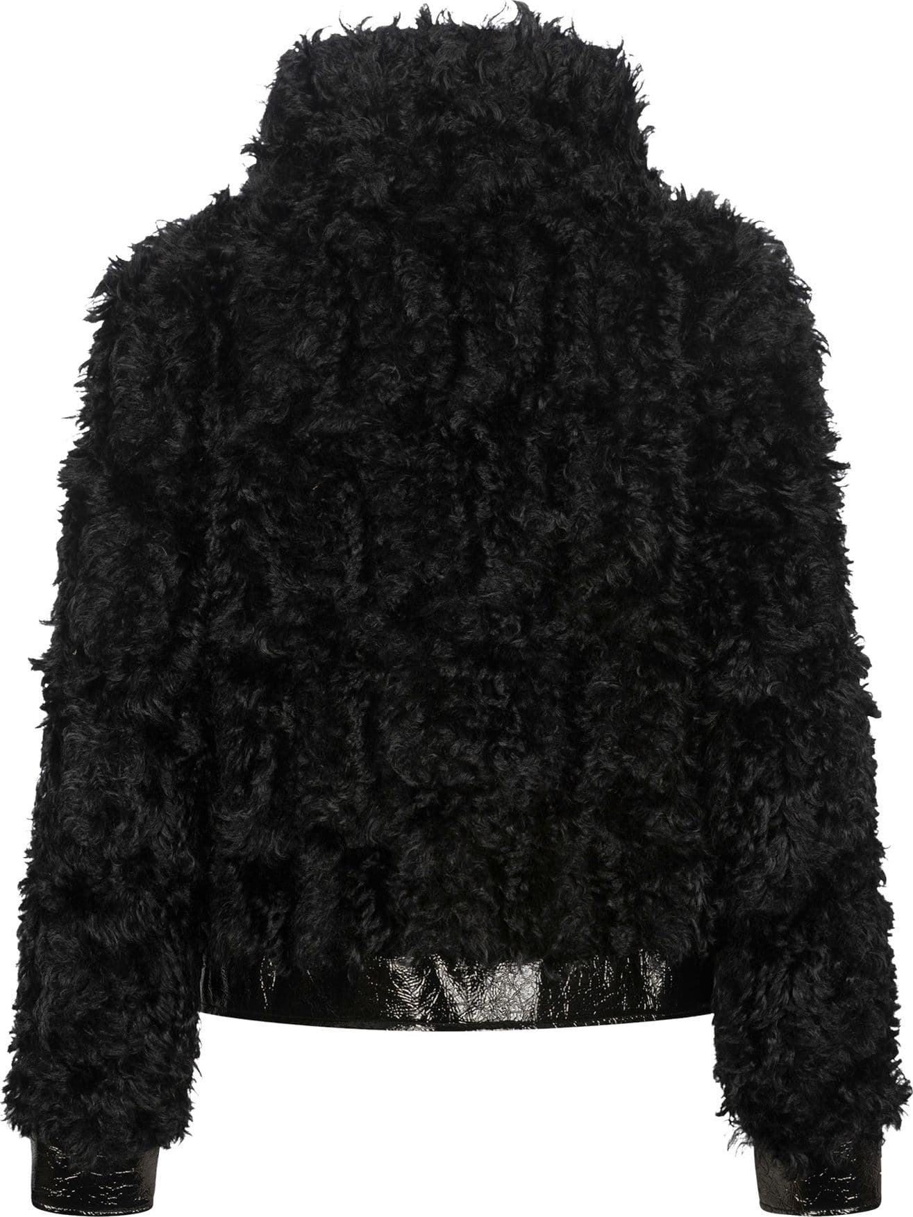 BOMBER IN SIMILPELLICCIA RICCIA - 2