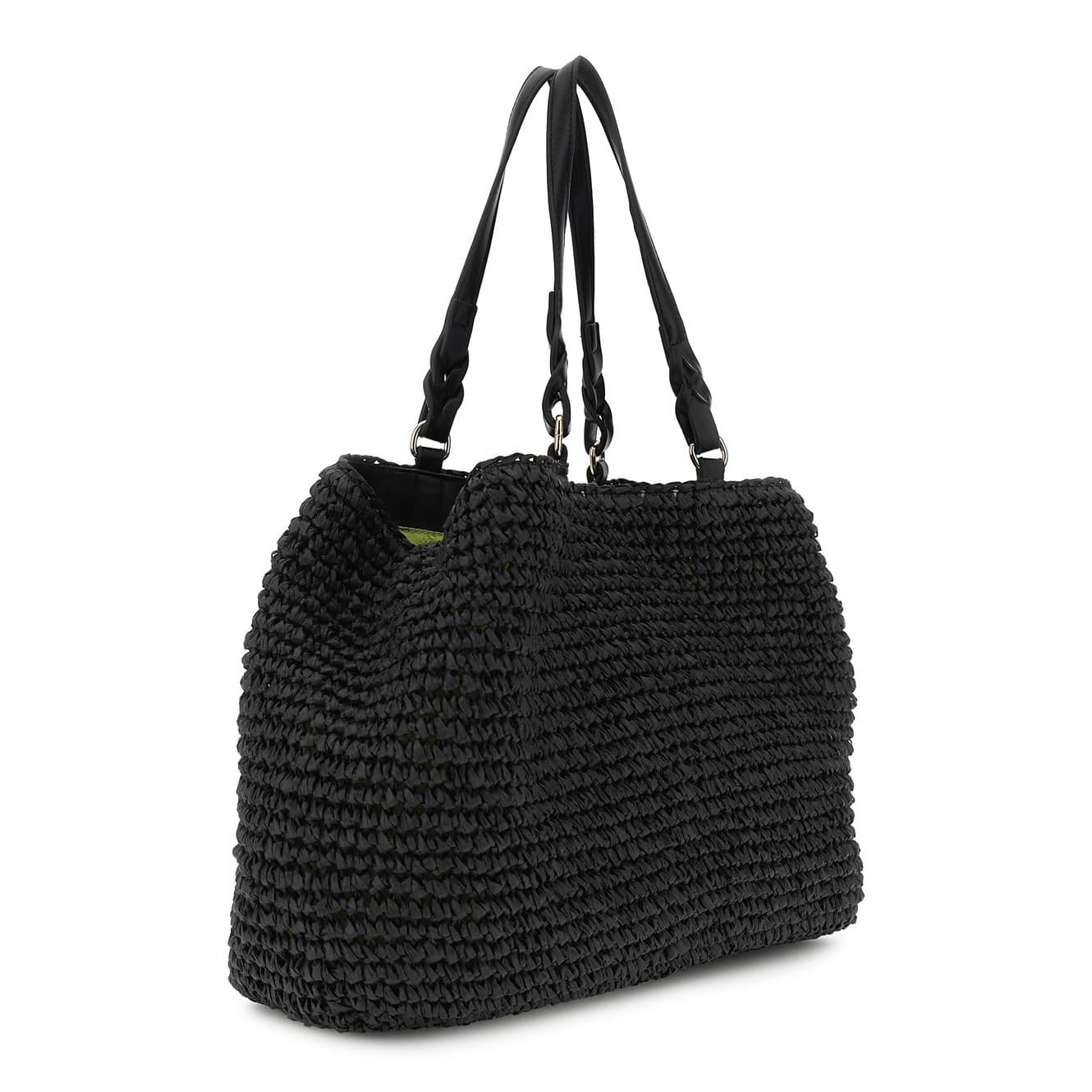 TOTE A SPALLA LAVORAZIONE CROCHET A MANO, CHIUSURA CON CALAMITA E PASSANTE CON M - 4