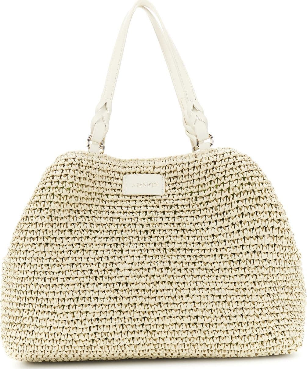TOTE A SPALLA LAVORAZIONE CROCHET A MANO, CHIUSURA CON CALAMITA E PASSANTE CON M - 5