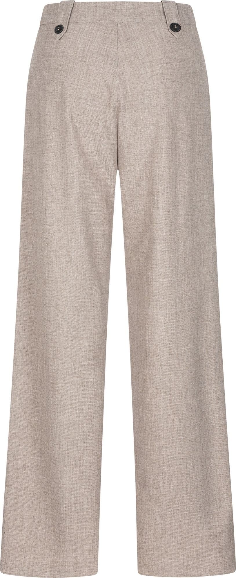 PANTALONE TIPO CHINO TESSUTO MELANGE - 2