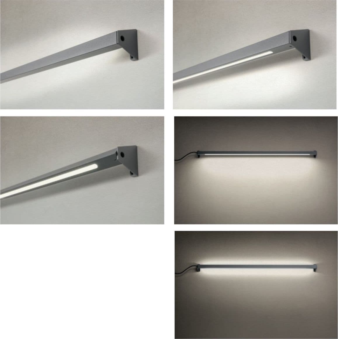 Proiettore lineare Redo Group TACK 90242 LED IP65 orientabile alluminio policarbonato - 3
