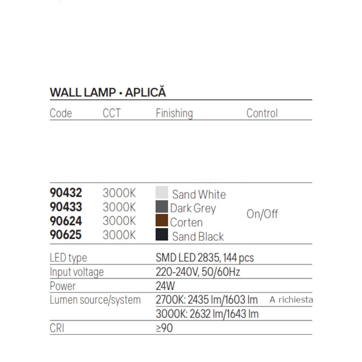Applique led Redo Group REFLEXA big 2 IP54 biemissione alluminio - 8