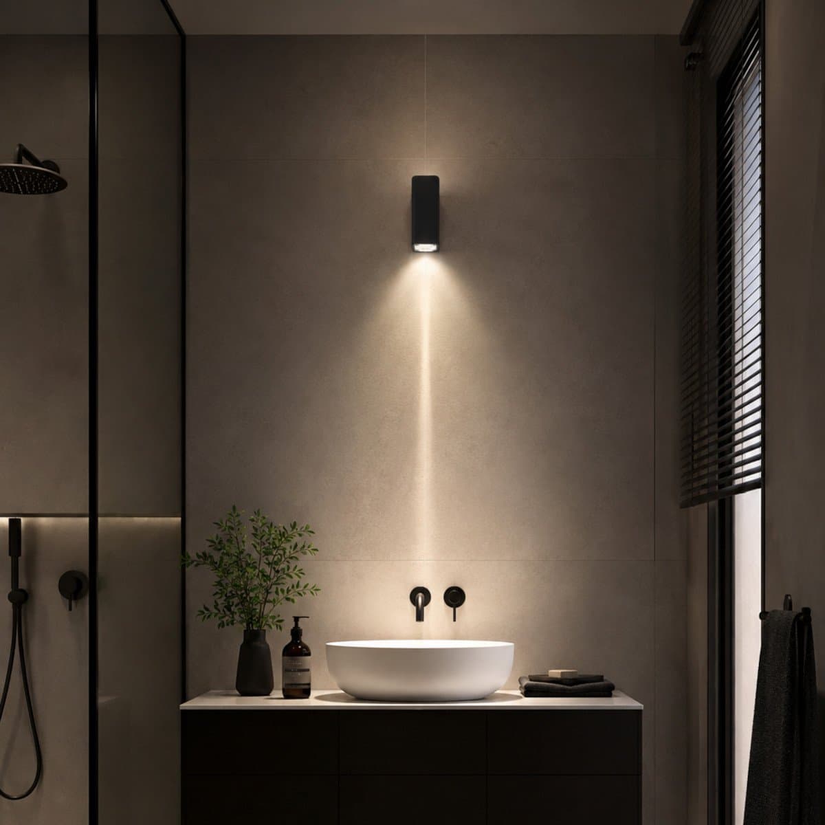 Applique LED Redo Group ACE 3000 monoemissione IP54 alluminio - 3