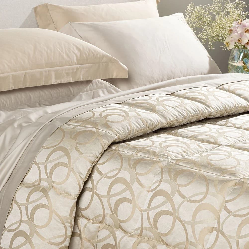 Trapunta Damascata Agata ! Caleffi Matrimoniale Floreale in Raso Jacquard 265X265 - 7