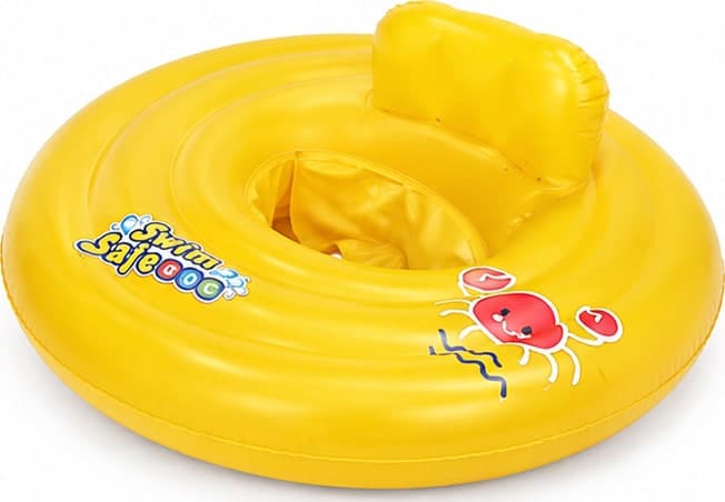 Bestway Salvagente Gonfiabile con Seduta per Bambini Ø 69 cm – Galleggiante per Piscina e Mare