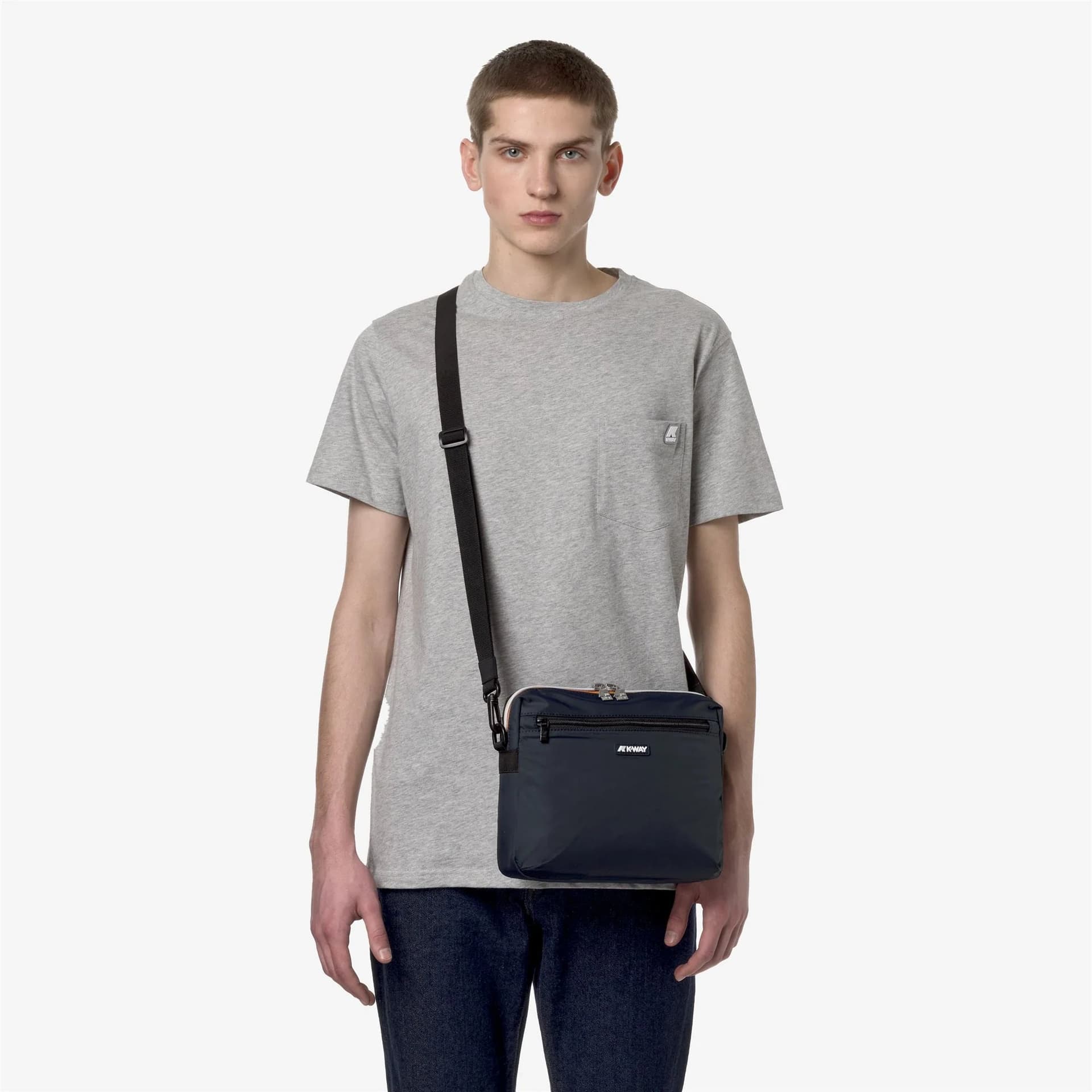 K-way Borsa unisex Moire pouch bag - impermeabile K8125RW K89 - 4