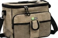 Borsa Frigo Termica ICE BOX con Tracolla Regolabile – Borsa Termica Isolante per Pranzo, Picnic, Mare, Campeggio e Viaggi – Beige, Cammello o Grigio - 2