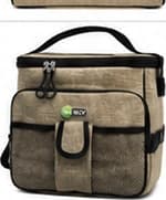 Borsa Frigo Termica ICE BOX con Tracolla Regolabile – Borsa Termica Isolante per Pranzo, Picnic, Mare, Campeggio e Viaggi – Beige, Cammello o Grigio - 13