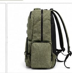 Zaino Multitasche con Ampia Capacità – Zaino Casual per Scuola, Università, Ufficio, Viaggi e Tempo Libero – Disponibile in Verde, Blu, Grigio e Kaki - 15