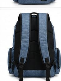 Zaino Multitasche con Ampia Capacità – Zaino Casual per Scuola, Università, Ufficio, Viaggi e Tempo Libero – Disponibile in Verde, Blu, Grigio e Kaki - 4