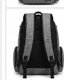 Zaino Multitasche con Ampia Capacità – Zaino Casual per Scuola, Università, Ufficio, Viaggi e Tempo Libero – Disponibile in Verde, Blu, Grigio e Kaki - 8