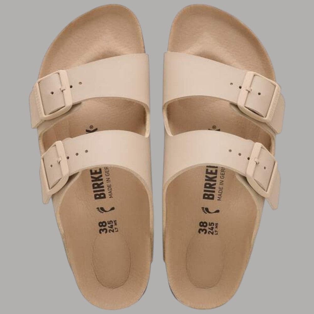 Birkenstock Ciabatte Donna Arizona Triples Sandcastle Birko Flor Narrow Fit - 8