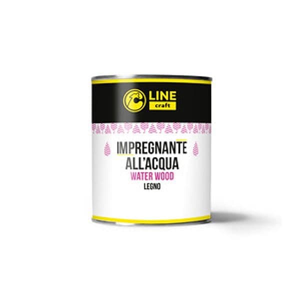 Impregnante Acqua per Legno 0,75L Mogano 810 Water Wood C Line Craft