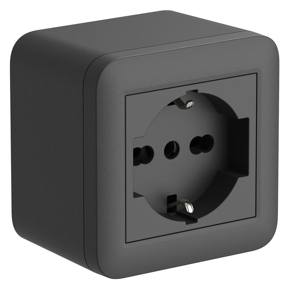 Contenitore 'fixa' Presa P40 Col.nero Electraline Codice 8069286