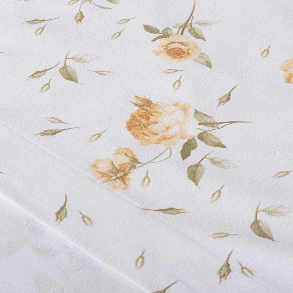 Completo Lenzuola Matrimoniale Rosa in Flanella di Puro Cotone – Caldo e Vellutato - 4