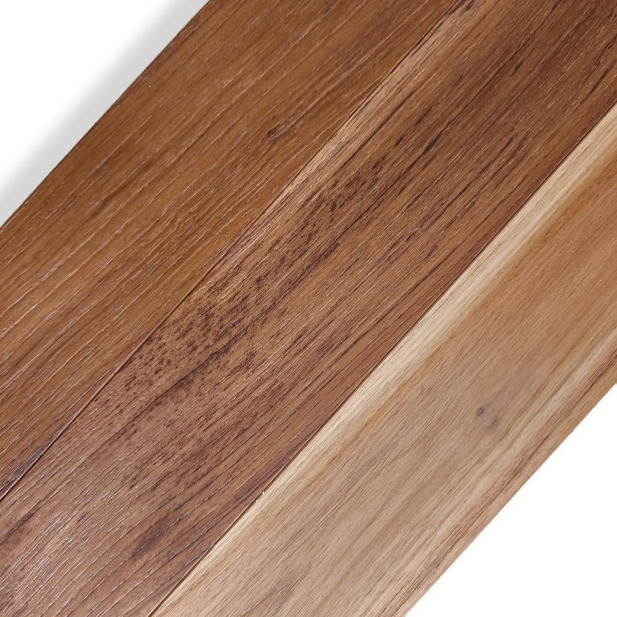 Parquet Prefinito in Teak Garbelotto Spazzolato Verniciato Opaco Bisellato 4 Lati 8,5x85x800 mm – Lotto 17 mq - 5